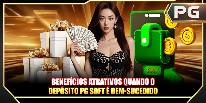 Benefícios atrativos quando o Depósito PG é bem-sucedido
