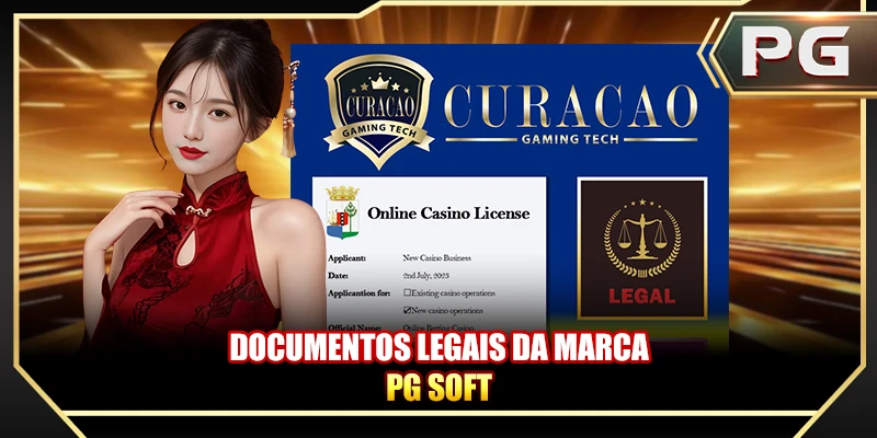 Documentos legais da marca PG