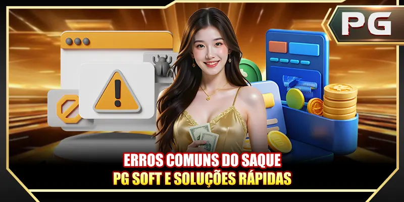Erros comuns do Saque PG e soluções rápidas